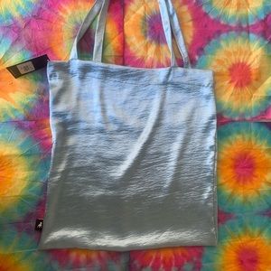 Silk-like pastel blue reusable bag💎